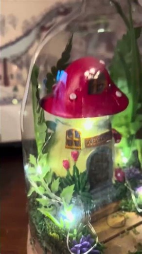 I made this cloche out of a two liter bottle