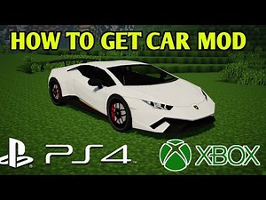 HOW TO GET CAR MOD ON MINECRAFT PS4/PS5/XBOX