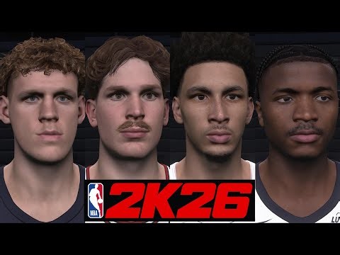 NBA 2K26 NEW FACE SCANS & HAIRSTYLES (PATCH 2.0)