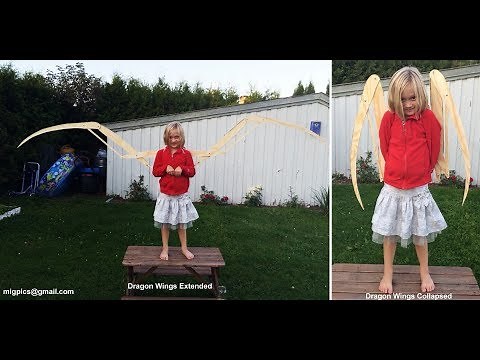 Articulating Wings for How to Train Your Dragon Toothless Wings.