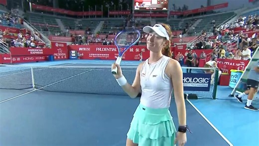 12K views · 453 reactions | SF locked in for  Maya Joint (5) at the WTA 250 Hong Kong Open. Next:  Cristina Bucsa who got a walkover through with the withdrawal of top seed  Belinda Bencic. | The First Serve | Facebook
