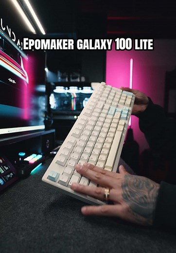 Epomaker Galaxy 100 Lite: Creamy Sound & Numpad Gaming Keyboard