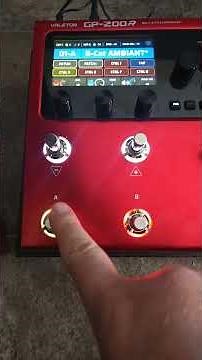 GP 200 (**PART 2** ) HOW TO assign footswitch made simple.