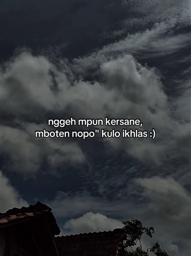 Gusti Mboten Sare: Cerita Ikhlas dari Jowo