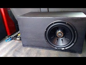 JBL S2-1224 Subwoofer in Ported Box TEST