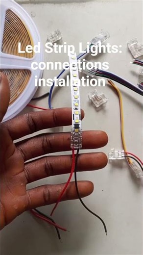 Led Strip Lights: connections installation#shorts