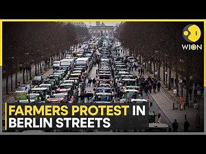 German farmers' protest over diesel tax, brings traffic to a standstill in Berlin | WION
