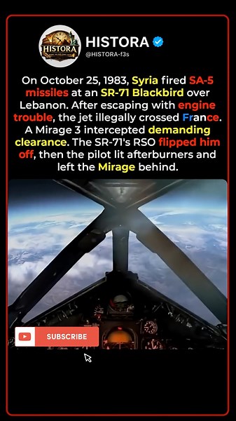 When the SR-71 Blackbird Left France Stunned in 1983 ✈️😳