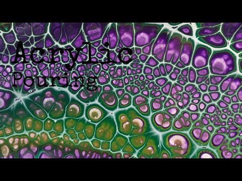 Acrylic Pouring Tutorial | Relaxing Fluid Art for Beginners