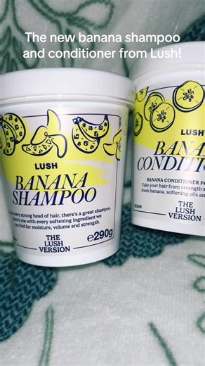 Luxurious Banana Shampoo and Conditioner Combo from Lush