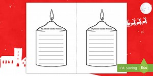 Advent Candle Promise Worksheet