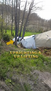 42K views · 1.2K reactions | A Tractor-Trailer Rollover Left the Roof Torn Apart | Ron Pratt | Facebook