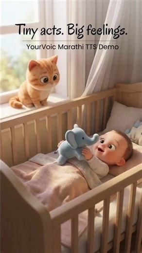 A Cat’s Small Act That Changed Everything | Yourvoic Marathi TTS Demo 🎙️