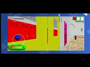 Mario plays baldis basics remastered #2