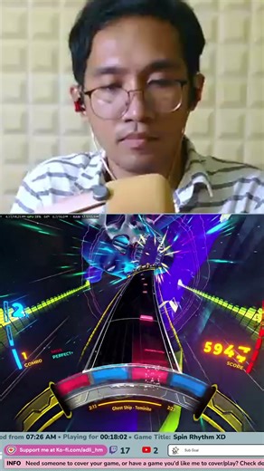 My first easy song in #SpinRhythmXD #Gameplay #StridePR | #adli_hm on #Twitch