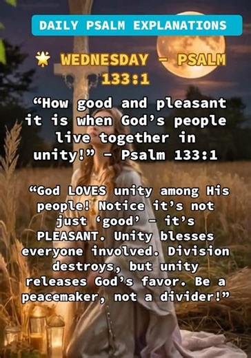 🤝 Psalm 133:1 EXPLAINED - The Power of Unity ✨