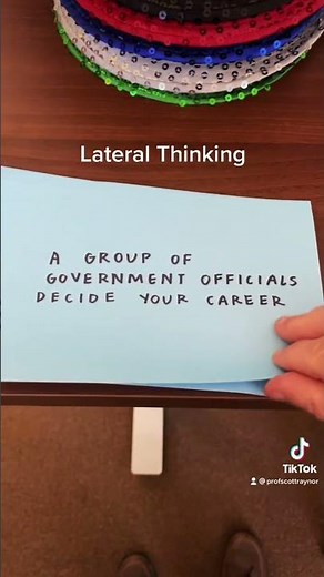 Lateral Thinking Exercise