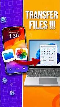 Transfer Files Between iPhone & Windows PC Wirelessly (No Apps, No Cable!)