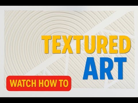 Textured Art for Beginners | Easy DIY Wall Art Tutorial