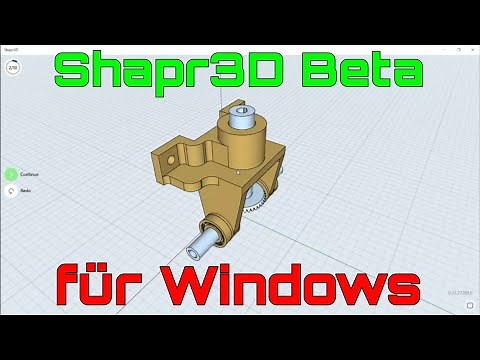 Shapr3D für Windows Beta erster Blick und quick review