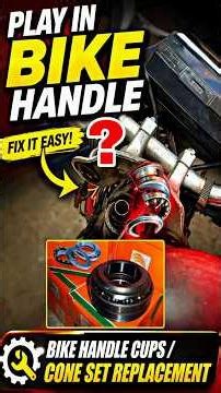 Play in Bike Handle | Bike Handle Cups / Cone Set Replacement #shorts #viral #bike #maintenance