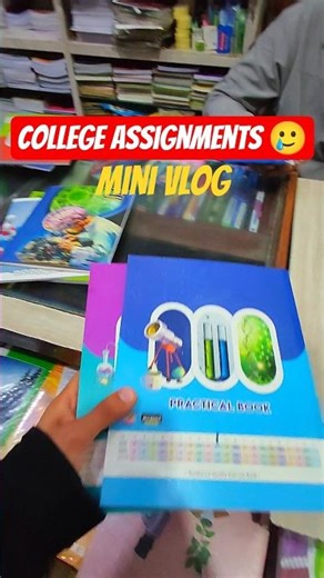 Started college assignments after 1 month 😸 #minivlog #shorts #college