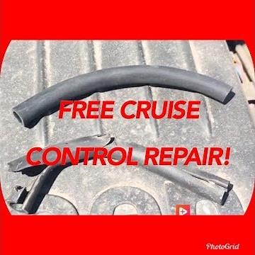 2003 Jeep Grand Cherokee Cruise Control Repair Vacuum Line Fix Easy