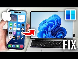 How To Fix iPhone Not Connecting or Showing Up On PC or Laptop - Step By Step