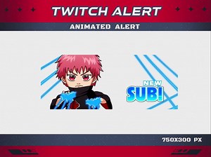 Anime Ninja Twitch Animated Alert: Webm Stream Overlay - Etsy UK