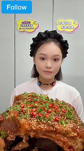 Spicy pork rib Mukbang 😋 #asmr | Hana Mukbang