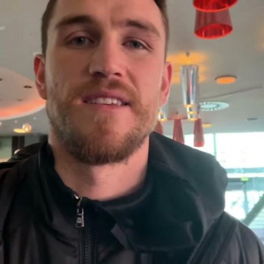 Callum Smith boxing world champion checks his testicles