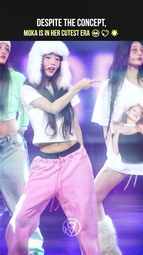 Despite the concept, Moka is in her cutest era 🥺💖🌟 | ILLIT angel-modus fancam