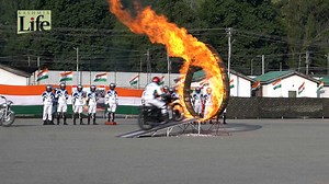 8.6K views · 147 reactions | Army’s Motorcycle Display Team performed at Badami Bagh Cantonment to commemorate 24th #KargilVijayDiwas. | Kashmir Life | Facebook