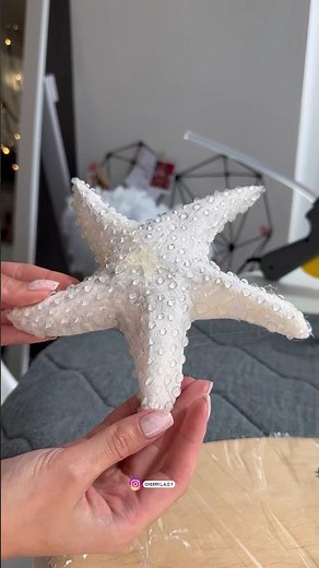 Cardboard / papier-mâché starfish ⭐️#shorts #diyprojects #handmade #tutorial #diy #processart