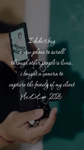 Wulan Nugraha on Instagram: "​“I didn’t buy a new phone to scroll through other people’s lives; I bought a camera to capture the beauty of my client” Hello 2026 #fujifilm #fujifilmxm5 #fujinon #camera #instapic"