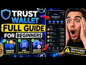 Trust Wallet Full Tutorial For Beginners | Find Wallet Address & Manage Crypto Safely