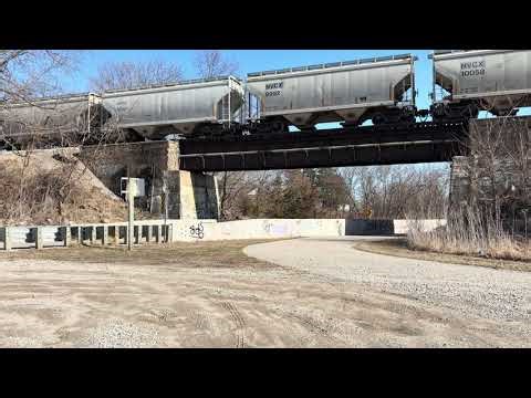 IAIS SICB going over a cool bridge in Altoona, IA 3-11-26