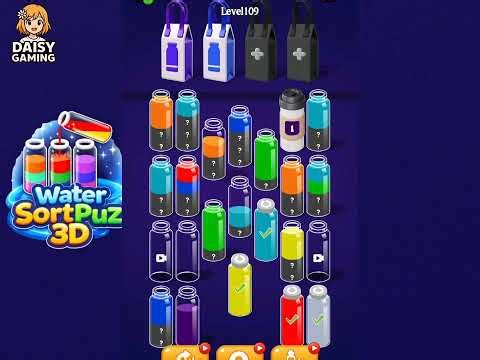 Water SortPuz 3D Level 109 Walkthrough