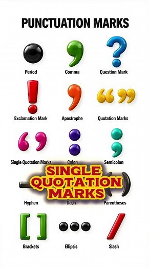 Master PUNCTUATION MARKS ✍️🔥 | Speak & Write English Like a Pro