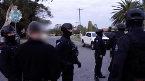 Weapons seized in Perth police raids