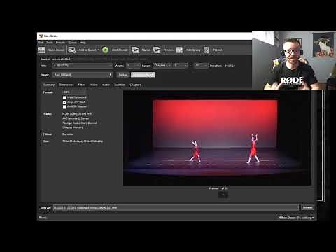 Rip a DVD with Chapters as files with handbrake quickly