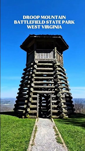 Droop Mountain Battlefield State Park #lookouttower #westvirginia #hiking #droopmountain