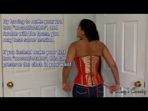 CORSET BASICS: Tying correct knots and bows | Lucy's Corsetry