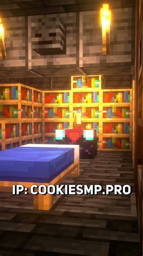 IP: cookiesmp.pro The Best Server - Cookie SMP #gamingshorts #minecraft #cookiesmp