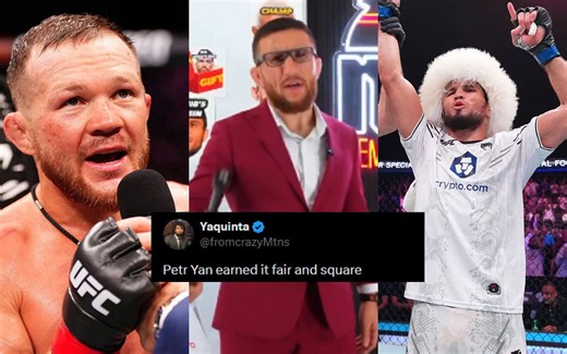 "Lowkey spitting facts"- 'Professor' Merab Dvalishvili’s bantamweight MMA math skit for Petr Yan callout sparks mixed reactions from fans
