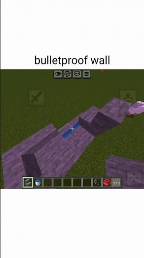 Minecraft bullet proof wall #MinecraftBuilds