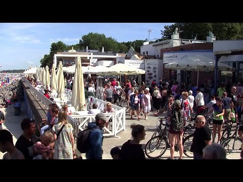 Kołobrzeg 2021 - deptak, promenada, port i atrakcje 14-08-2021