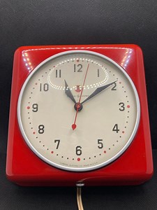 Vintage GE General Electric 1940s Garçon Kitchen Wall Clock, Retro, Midcentury, Red, Model 2HO8, Very Good Condition, It Works! - Etsy