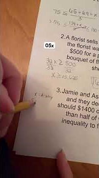 Inequality word problems