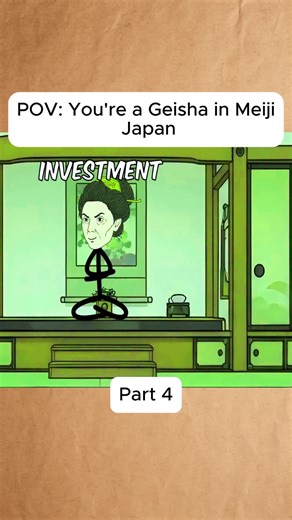 POV You're a Geisha in Meiji Japan #animations | geisha